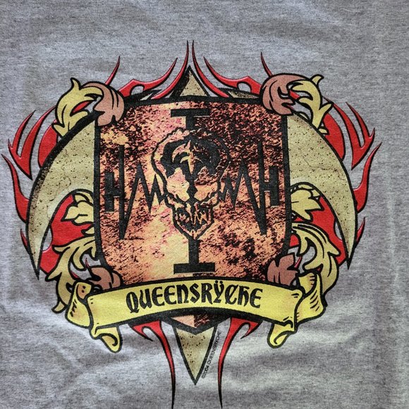 Vintage Queensryche "Operation: Mindcrime" Tour 2004 Double Sided T Shirt Gray - Picture 5 of 6